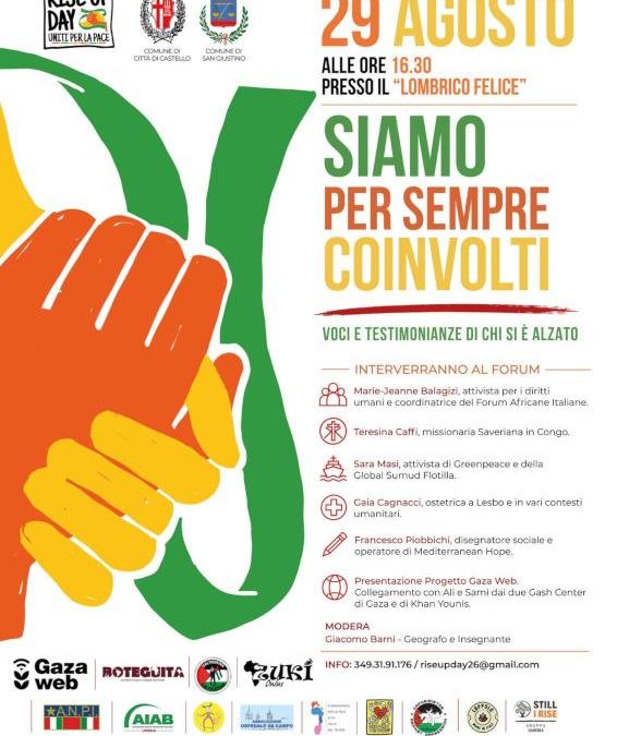 29/8 Rise up day al Lombrico Felice